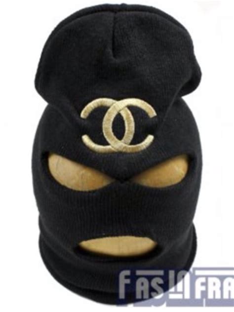 chanel black t shirt|chanel balaclava t shirt.